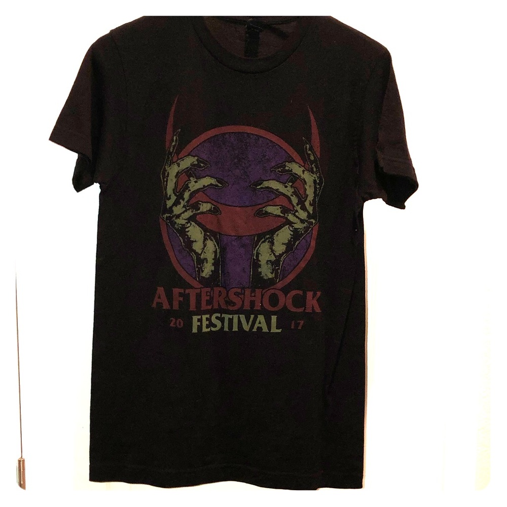 AFTERSHOCK FESTIVAL Limited VIP Show Only T-shirt